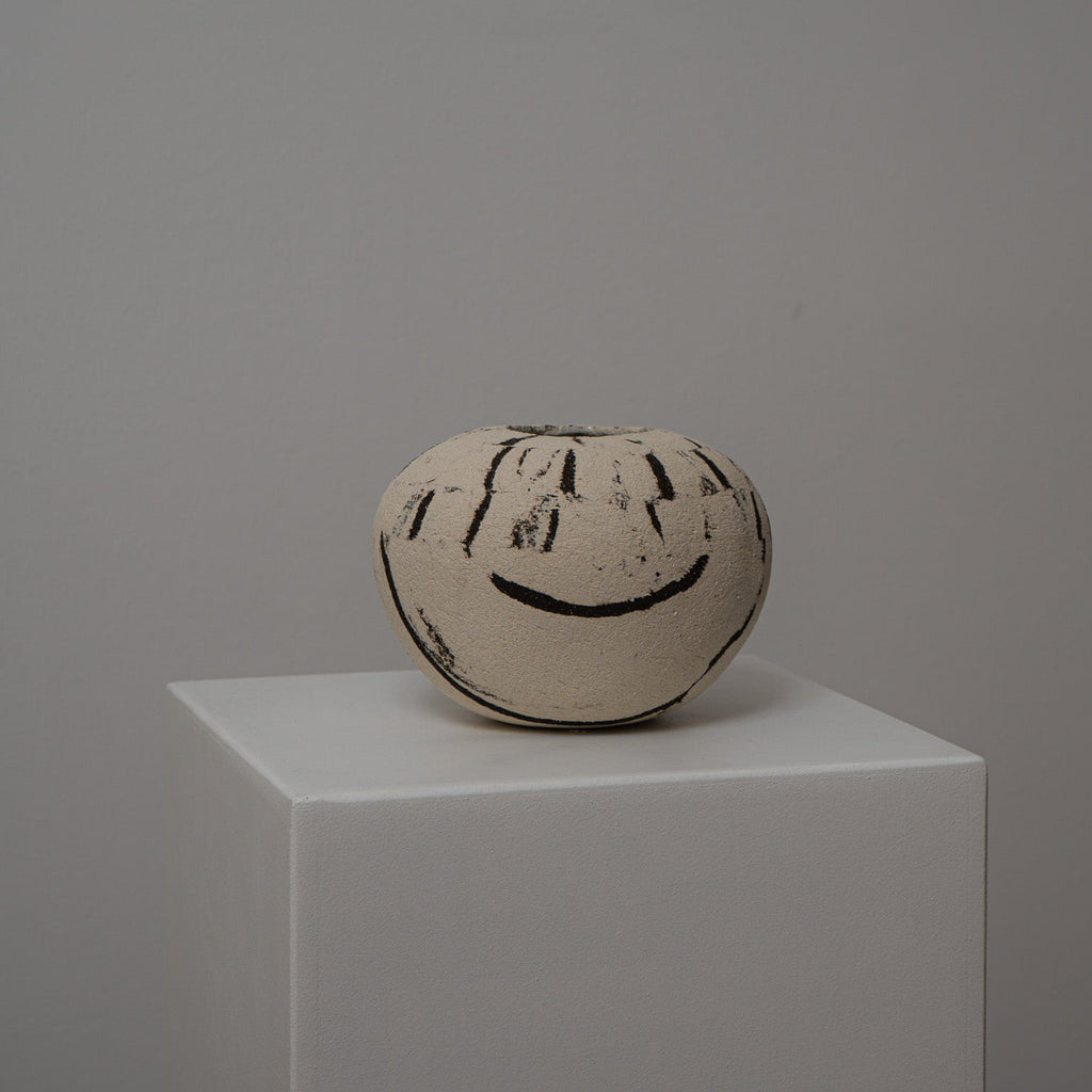 Atelier von Ehren - Barbara Jenner-Vase schwarz weiß 