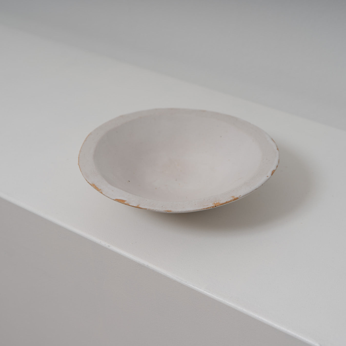 Konische Schale weiss beige Atelier von Ehren