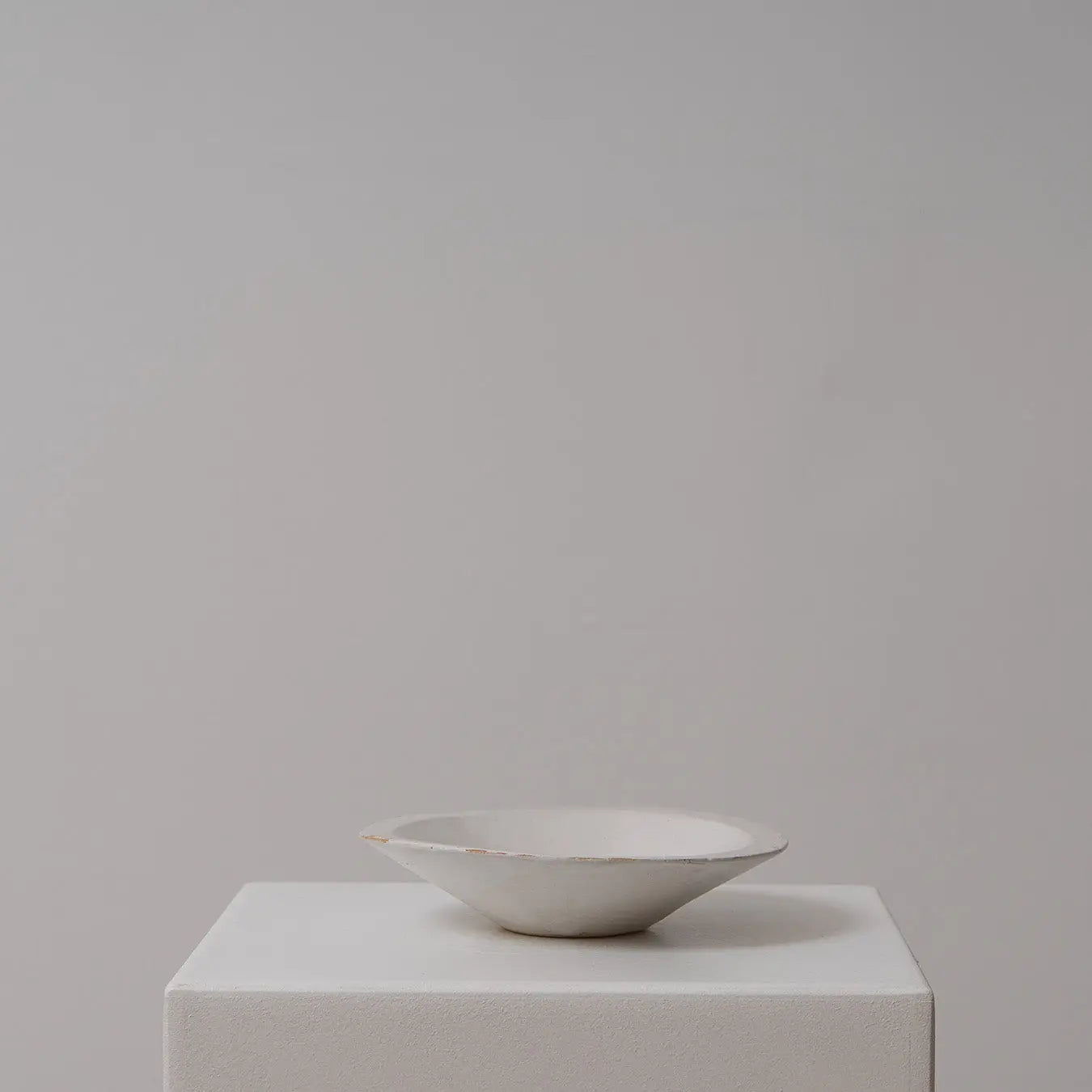 Konische Schale weiss beige Atelier von Ehren