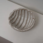 Schwere runde Schüssel mit Struktur Atelier von Ehren