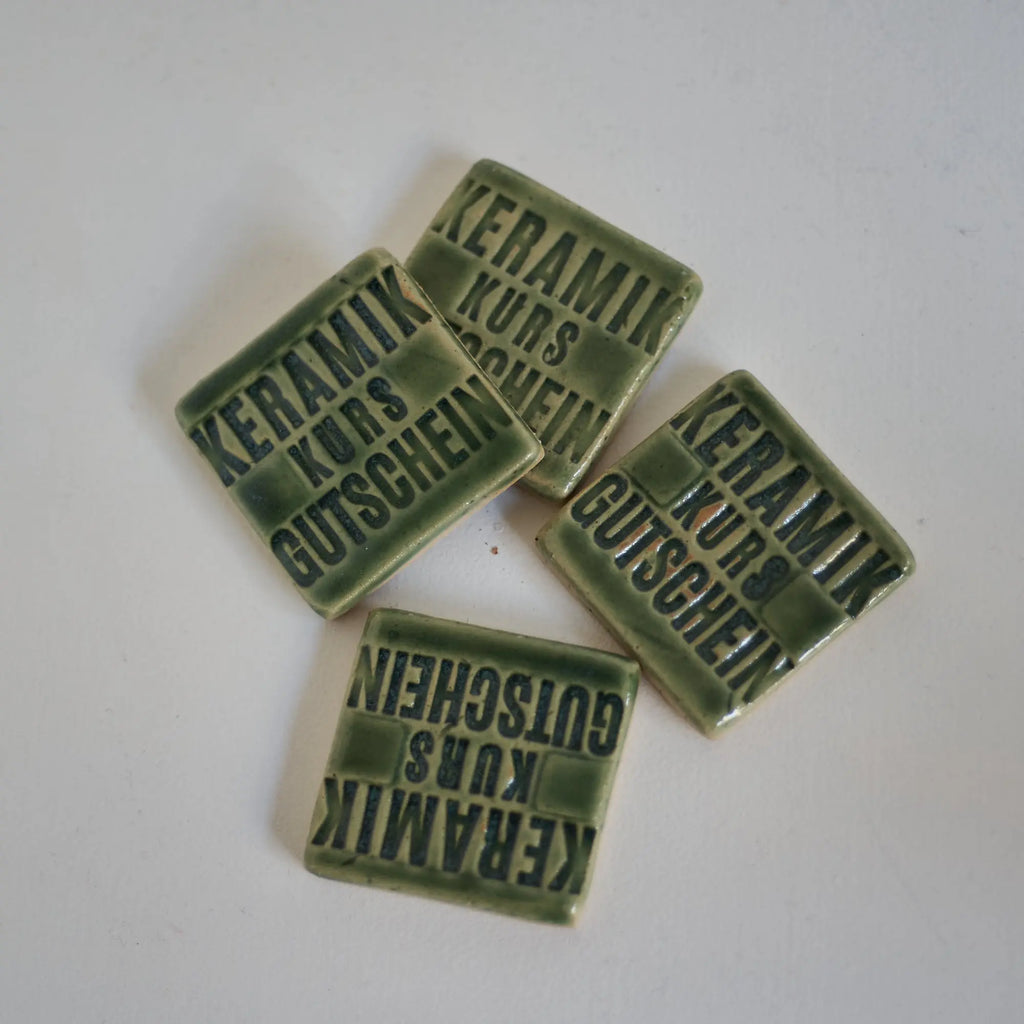 Verschenke Kreativität – Geschenkidee - Gutschein Keramikkurs Atelier von Ehren