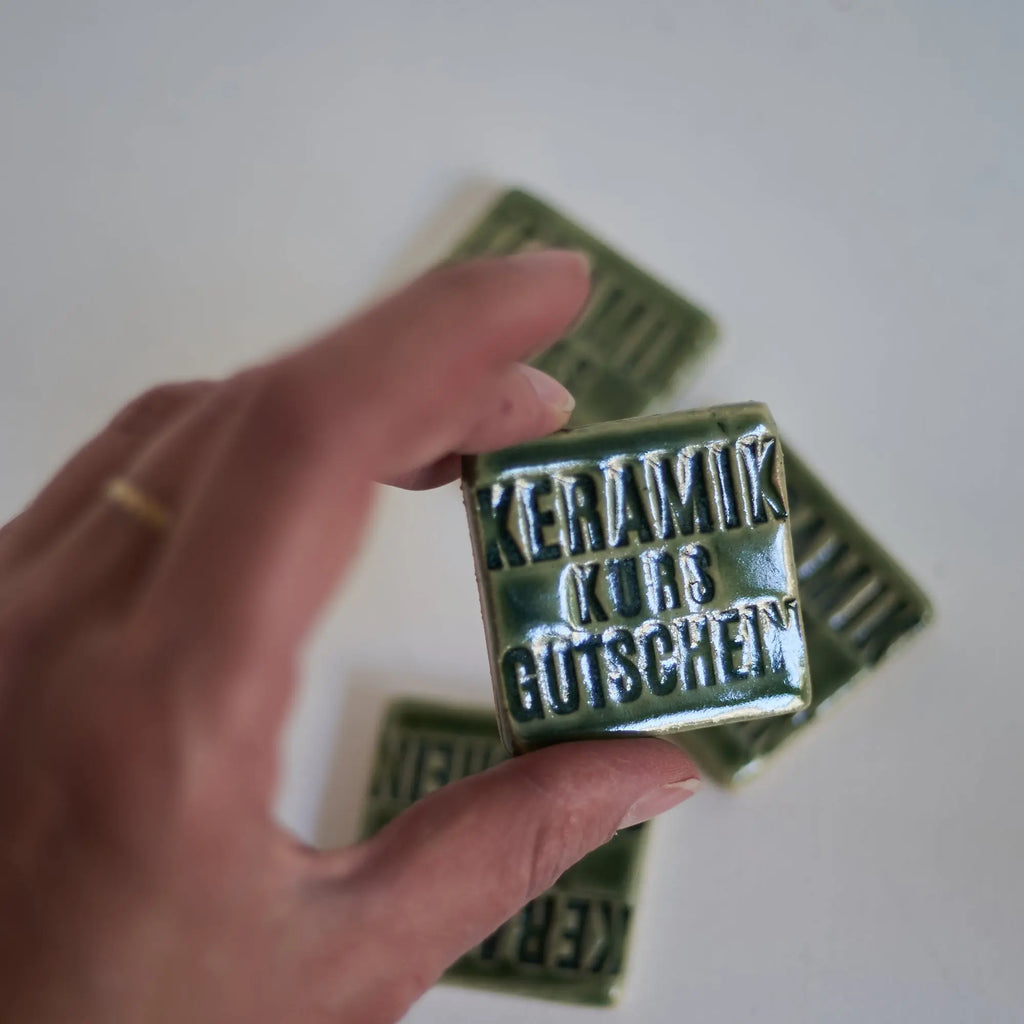 Verschenke Kreativität – Geschenkidee - Gutschein Keramikkurs Atelier von Ehren